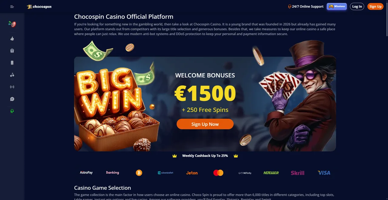 ChocoSpin Casino Casino